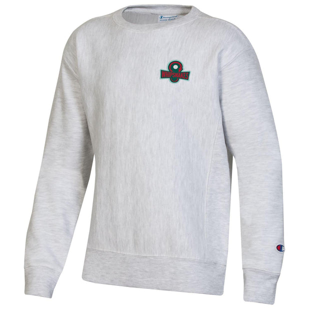 Champion Whipsnakes Silver Grey Reverse Weave Crewneck- Youth