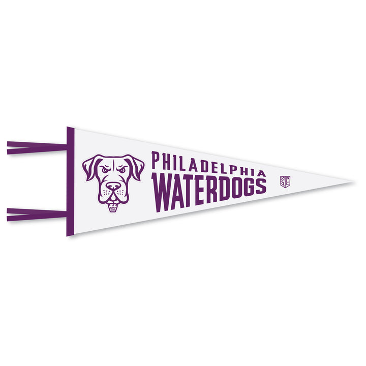 Philadelphia Waterdogs Felt Pennant