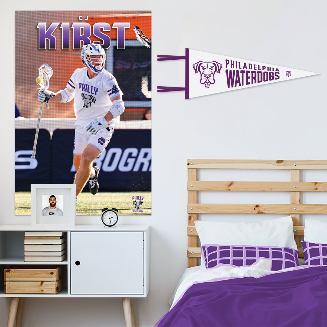 Philadelphia Waterdogs Felt Pennant