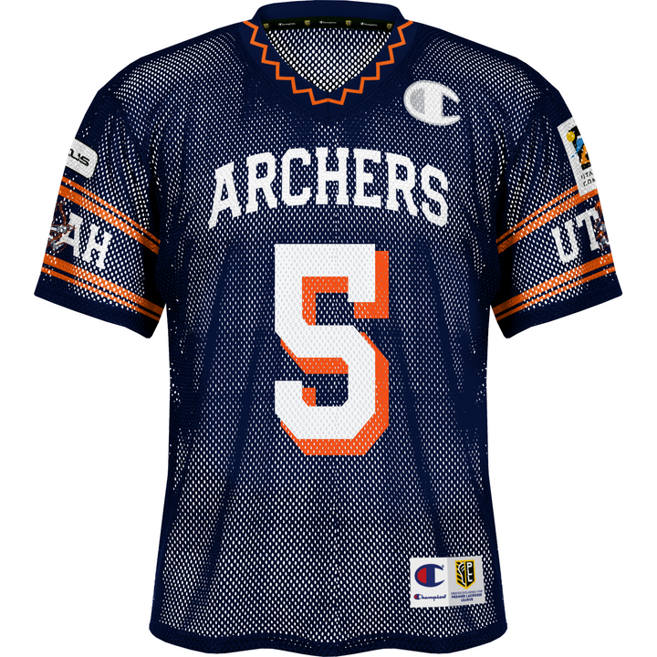 Fields Utah Archers 2025 Throwback Porthole Mesh Replica Jersey - Youth (Ready to Ship)