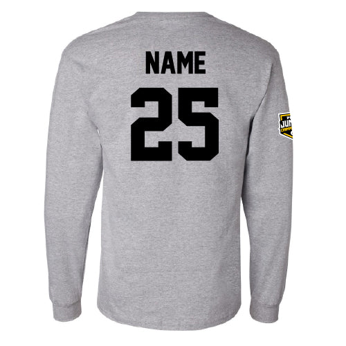 Jr. Champs Maryland Whipsnakes Custom Long Sleeve Jersey Tee - Youth
