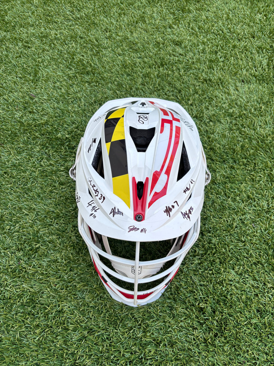 Maryland Whipsnakes Authentic Team Signed Helmet