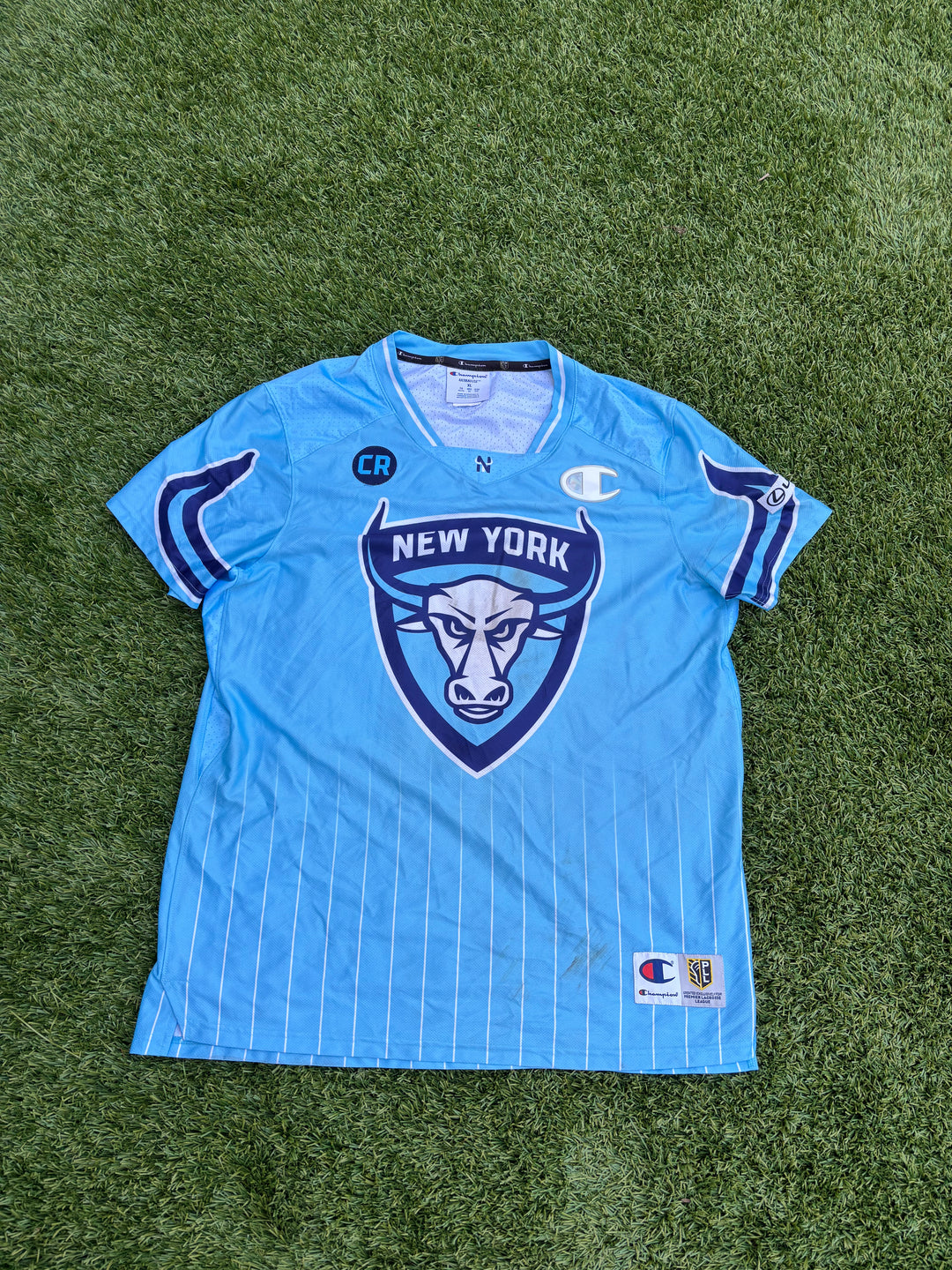 NY Atlas #91 Danny Logan Authentic Jersey