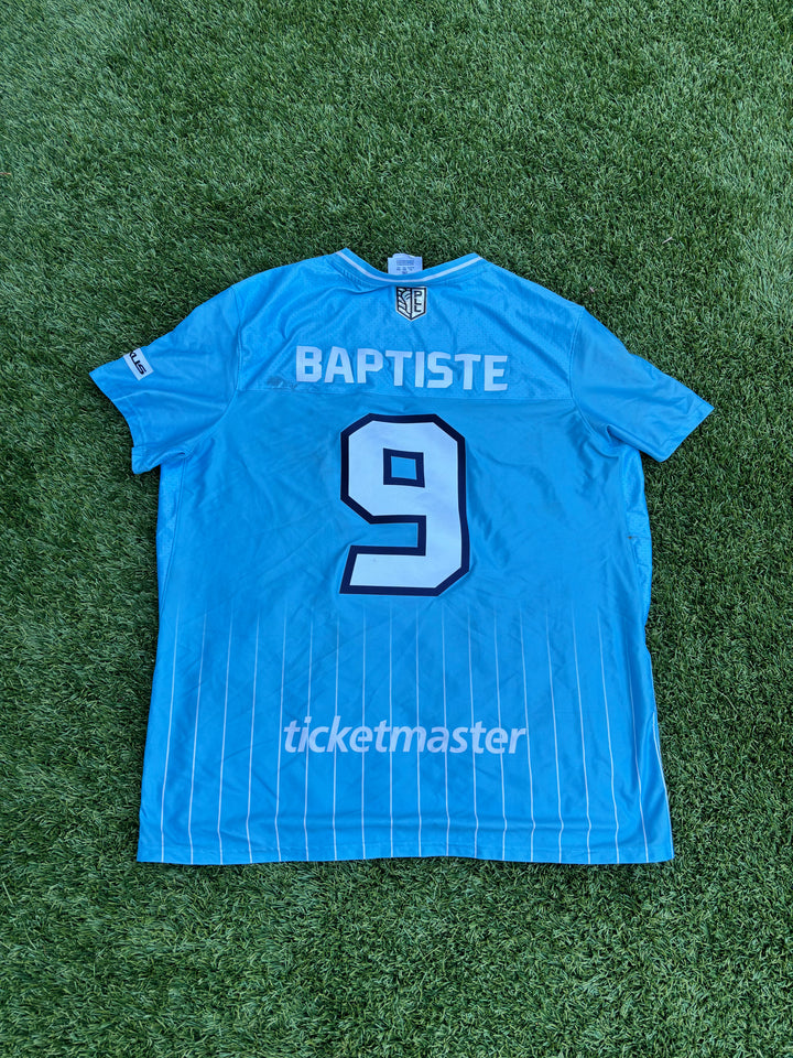 NY Atlas #9 Trevor Baptiste Authentic Jersey