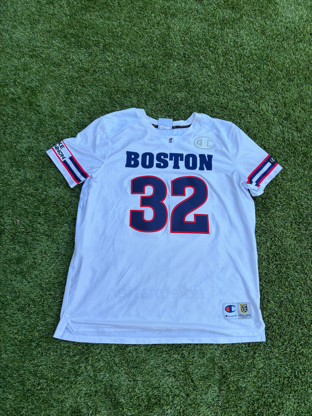 Boston Cannons #32 Asher Nolting Authentic Jersey