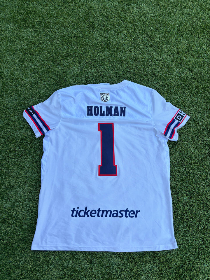 Boston Cannons #1 Marcus Holman Authentic Jersey