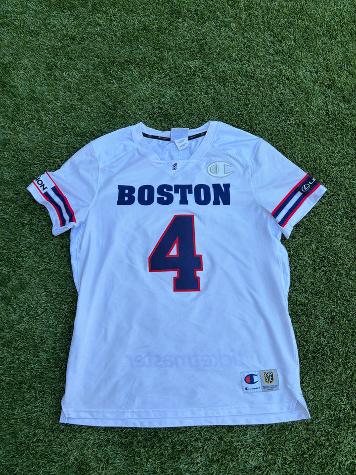 Boston Cannons #4 Zac Tucci Authentic Jersey