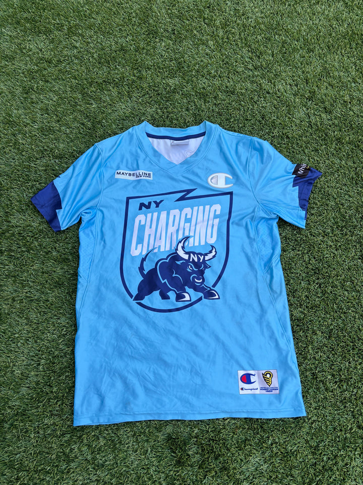 WLL New York Charging #24 Kendall Halpern Authentic Jersey