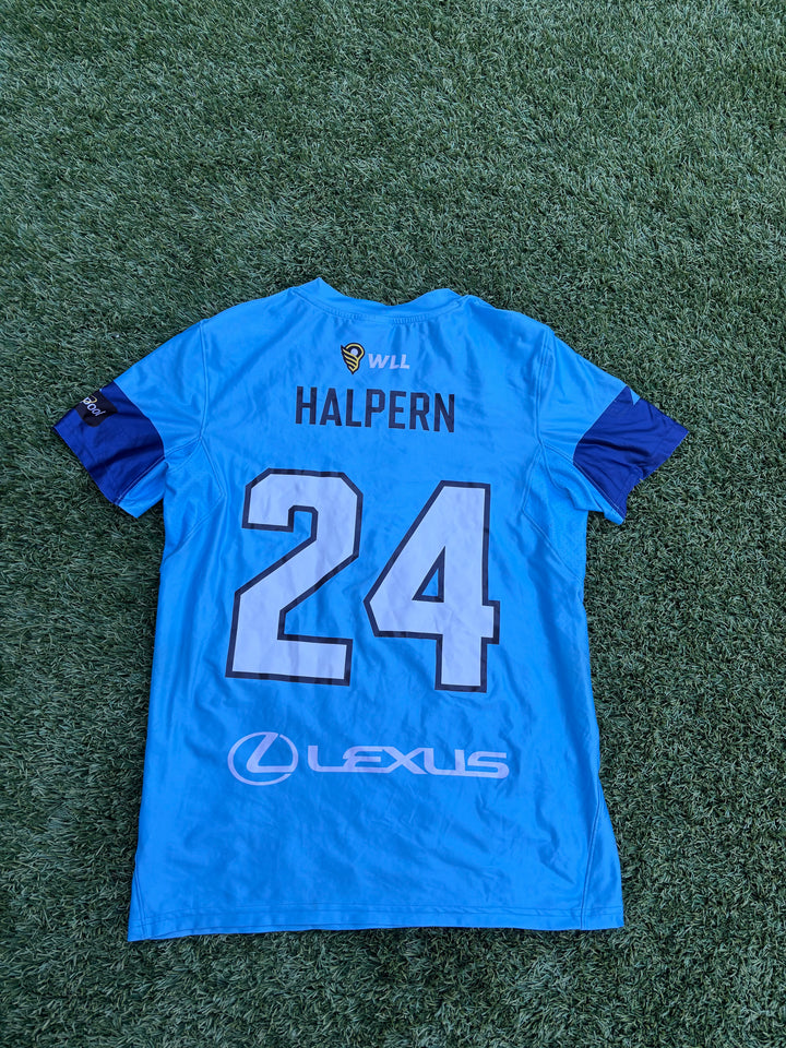 WLL New York Charging #24 Kendall Halpern Authentic Jersey