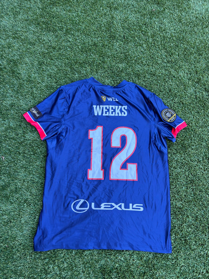 WLL Boston Guard #12 Cassidy Weeks Authentic Jersey