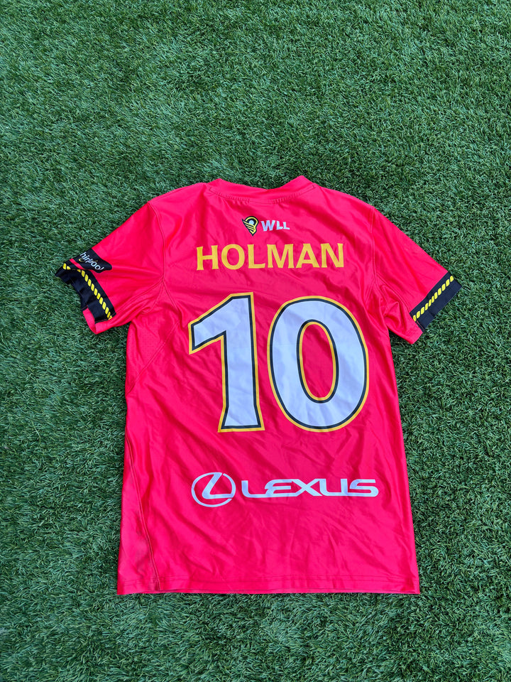 WLL Maryland Charm #10 Alex Aust Holman Authentic Jersey