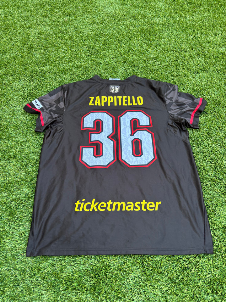 Maryland Whipsnakes #36 Ajax Zappitello Authentic Jersey