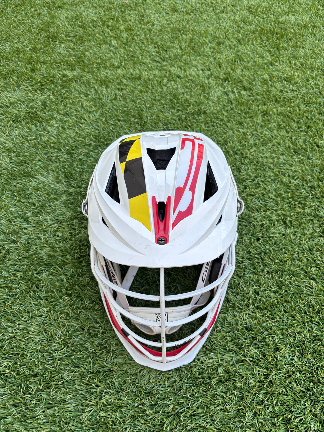 Maryland Whipsnakes #41 Matt Brandau Authentic Helmet