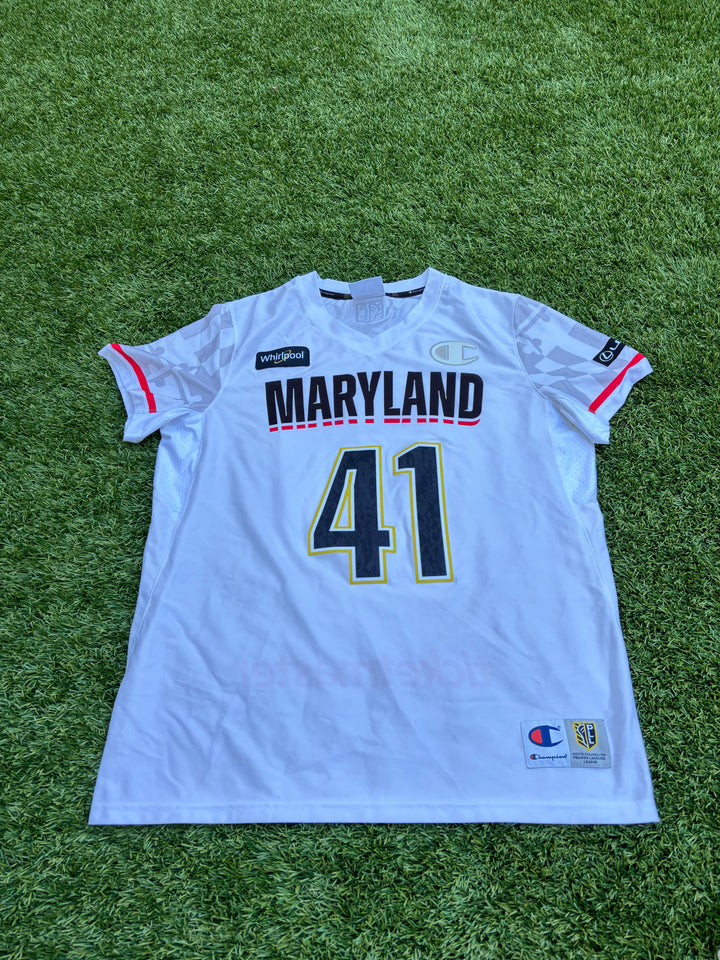 Maryland Whipsnakes #41 Matt Brandau Authentic Jersey