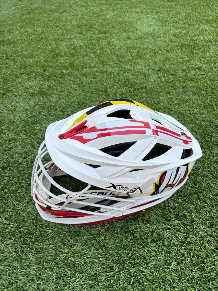 Maryland Whipsnakes #91 Joe Nardella Authentic Helmet