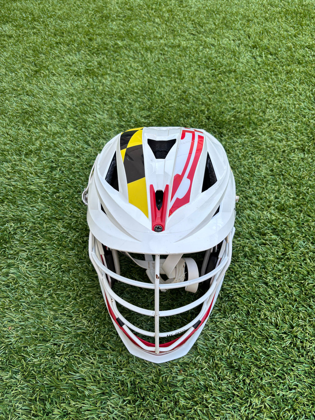 Maryland Whipsnakes #7 TJ Malone Authentic Helmet