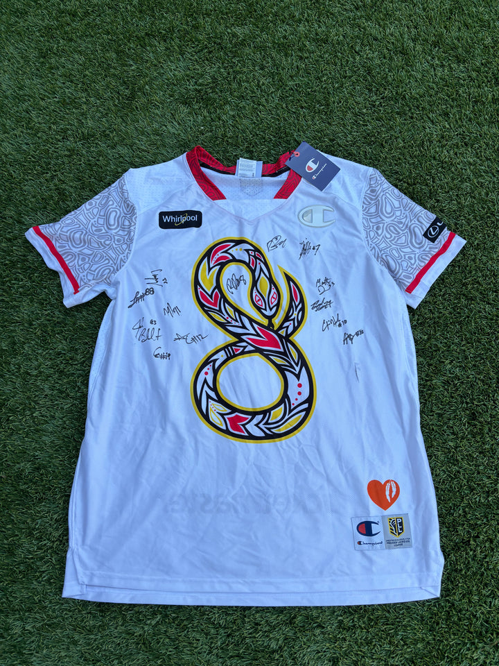 Maryland Whipsnakes Authentic Team Signed Indigenous Heritage Jersey