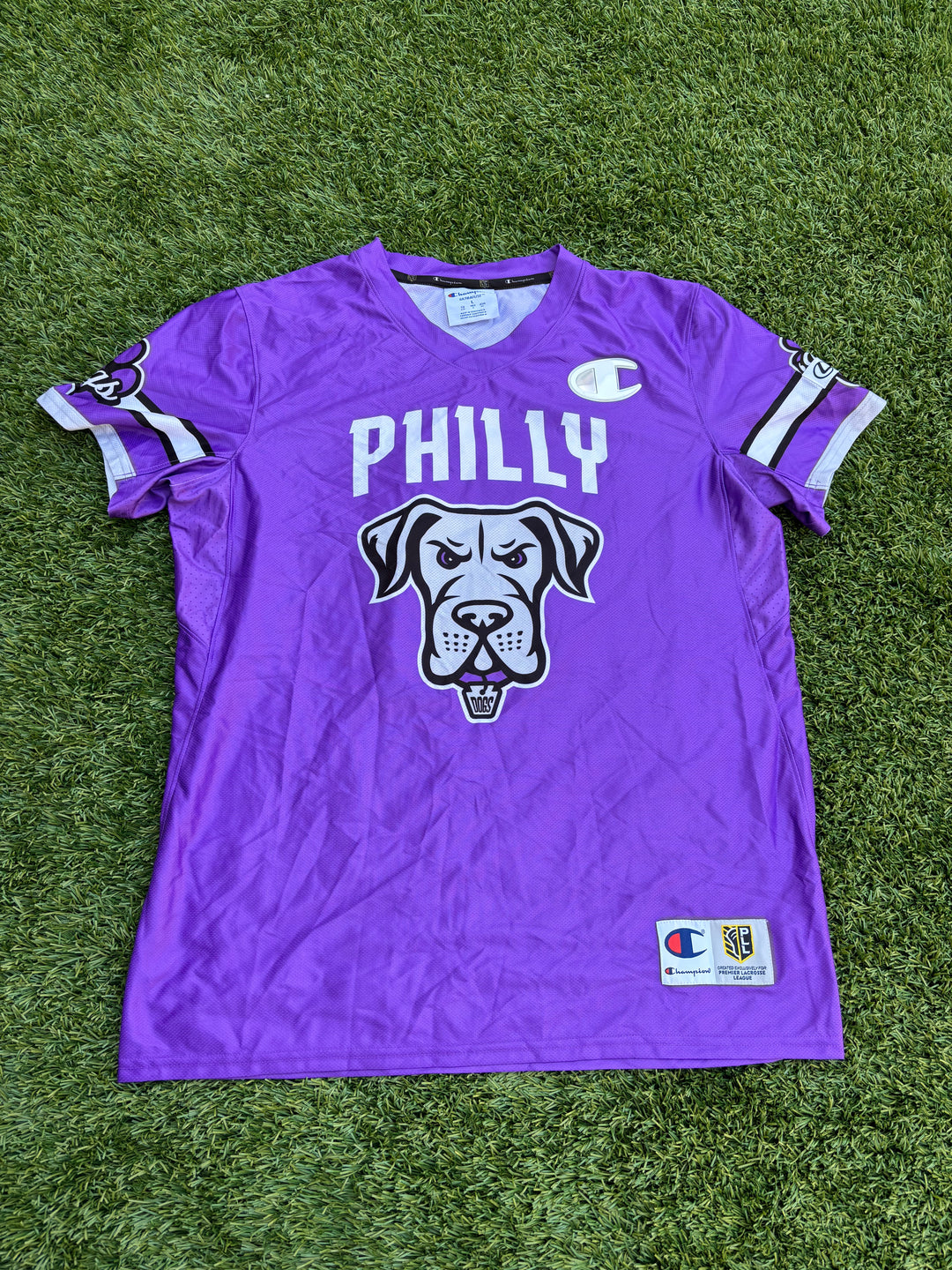 Philadelphia Waterdogs Purple Authentic #6 Kieran McArdle Signed Jersey