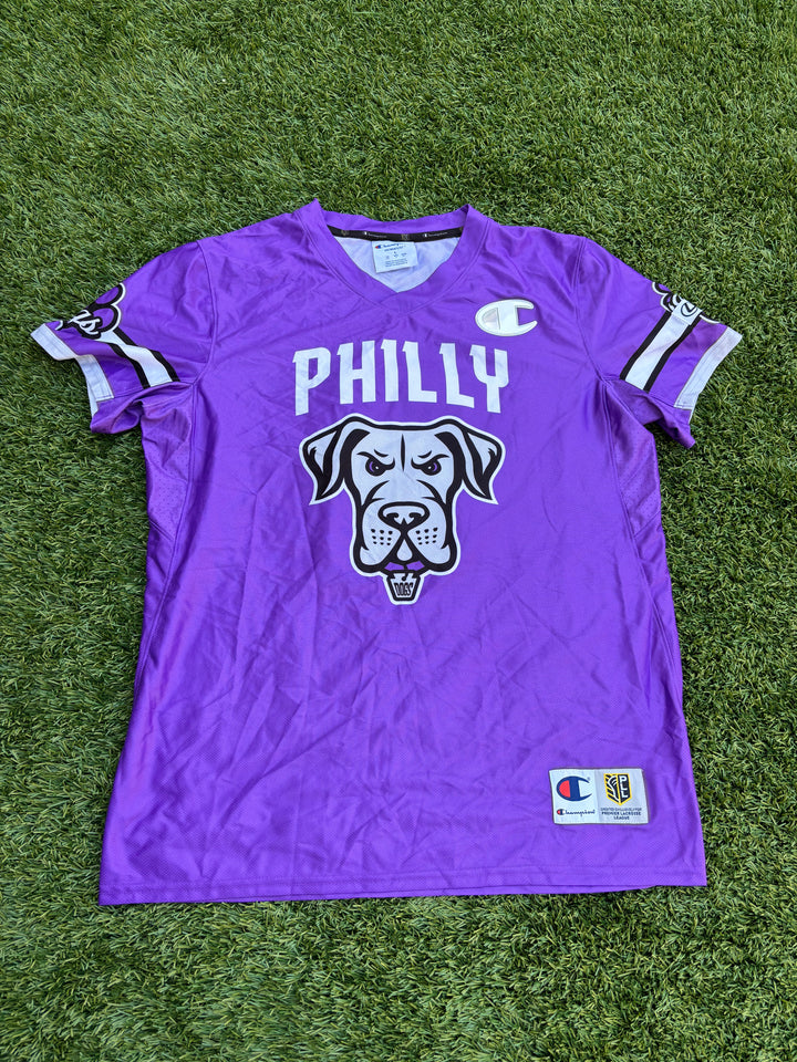 Philadelphia Waterdogs Purple Authentic #6 Kieran McArdle Signed Jersey