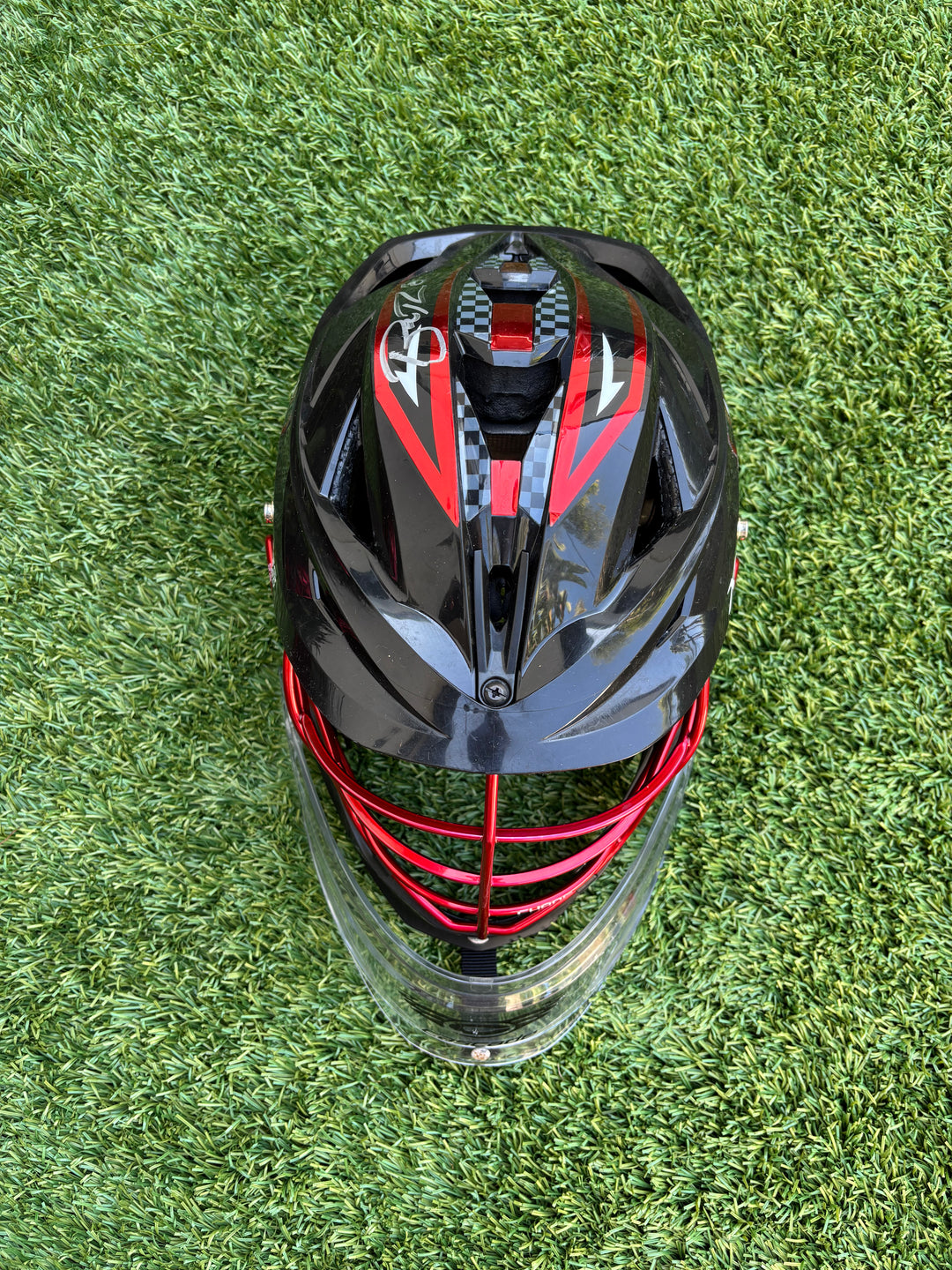 Carolina Chaos #0 Blaze Riorden Authentic Signed Helmet