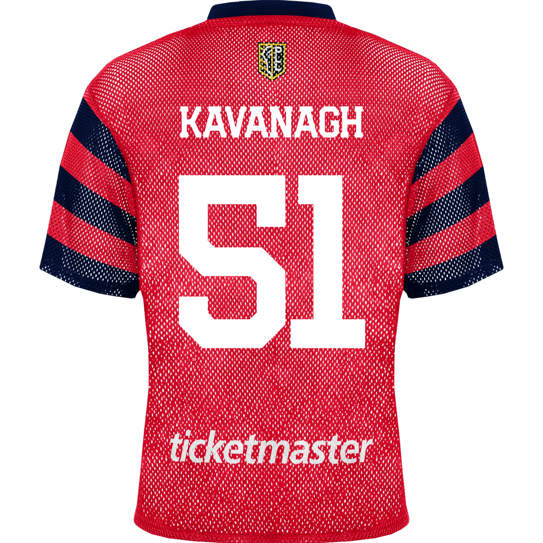 Champion "Ready to Ship" Boston Cannons 2024 P. Kavanagh Throwback Player Porthole Mesh Replica Jersey - Youth