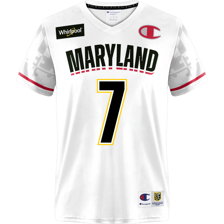 Champion "Ready to Ship" Maryland Whipsnakes 2024 Malone Replica Jersey (Home)