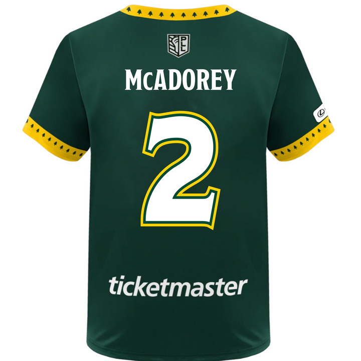 McAdorey California Redwoods 2025 Away Replica Jersey (Ready to Ship)