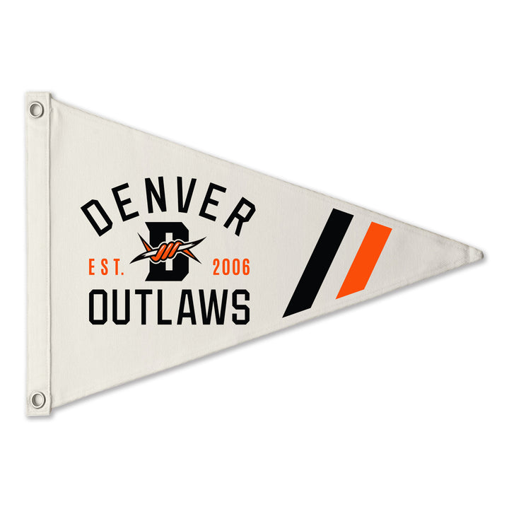 Denver Outlaws Retro Canvas Flag