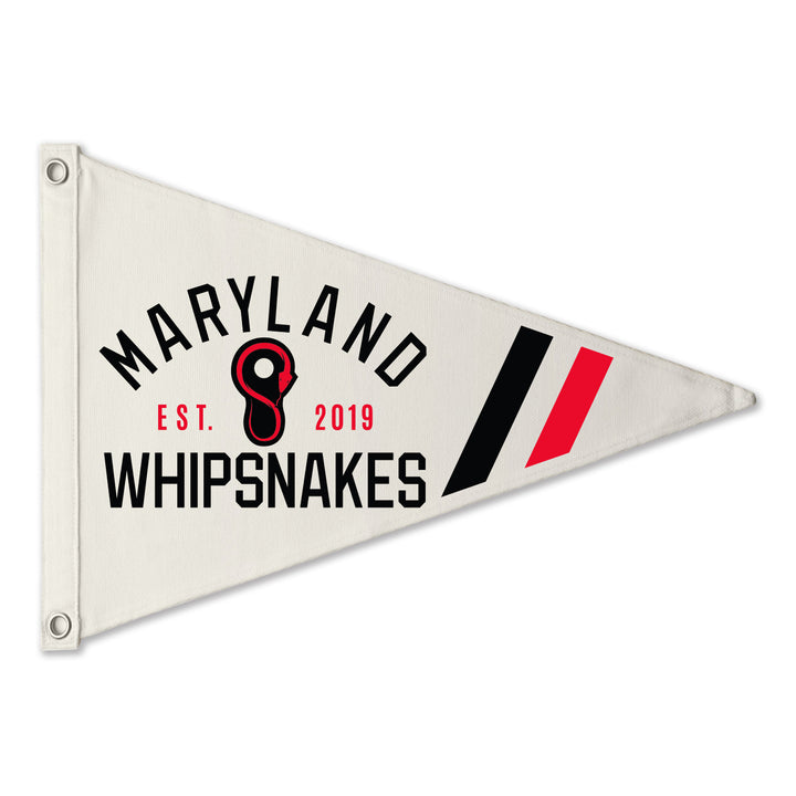 Maryland Whipsnakes Retro Canvas Flag