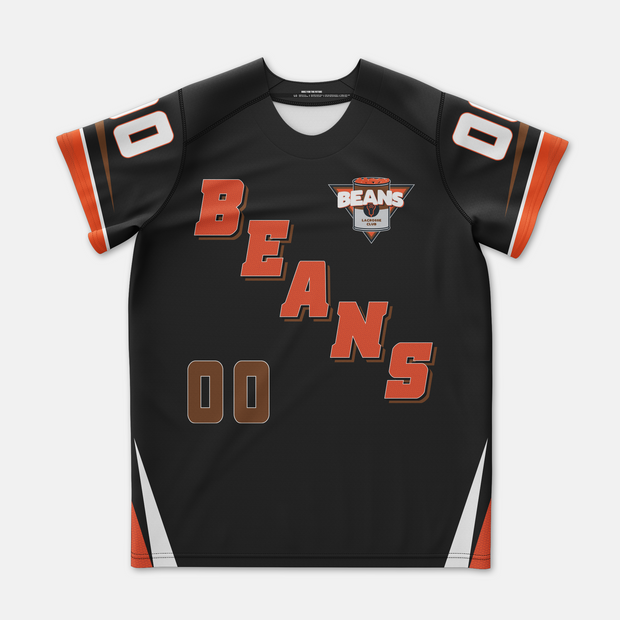 Customizable Beans ‘24 Replica Jersey Black - Youth