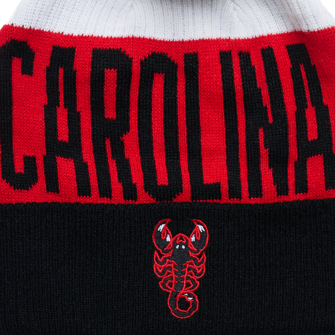 Carolina Chaos Knit Pom Beanie