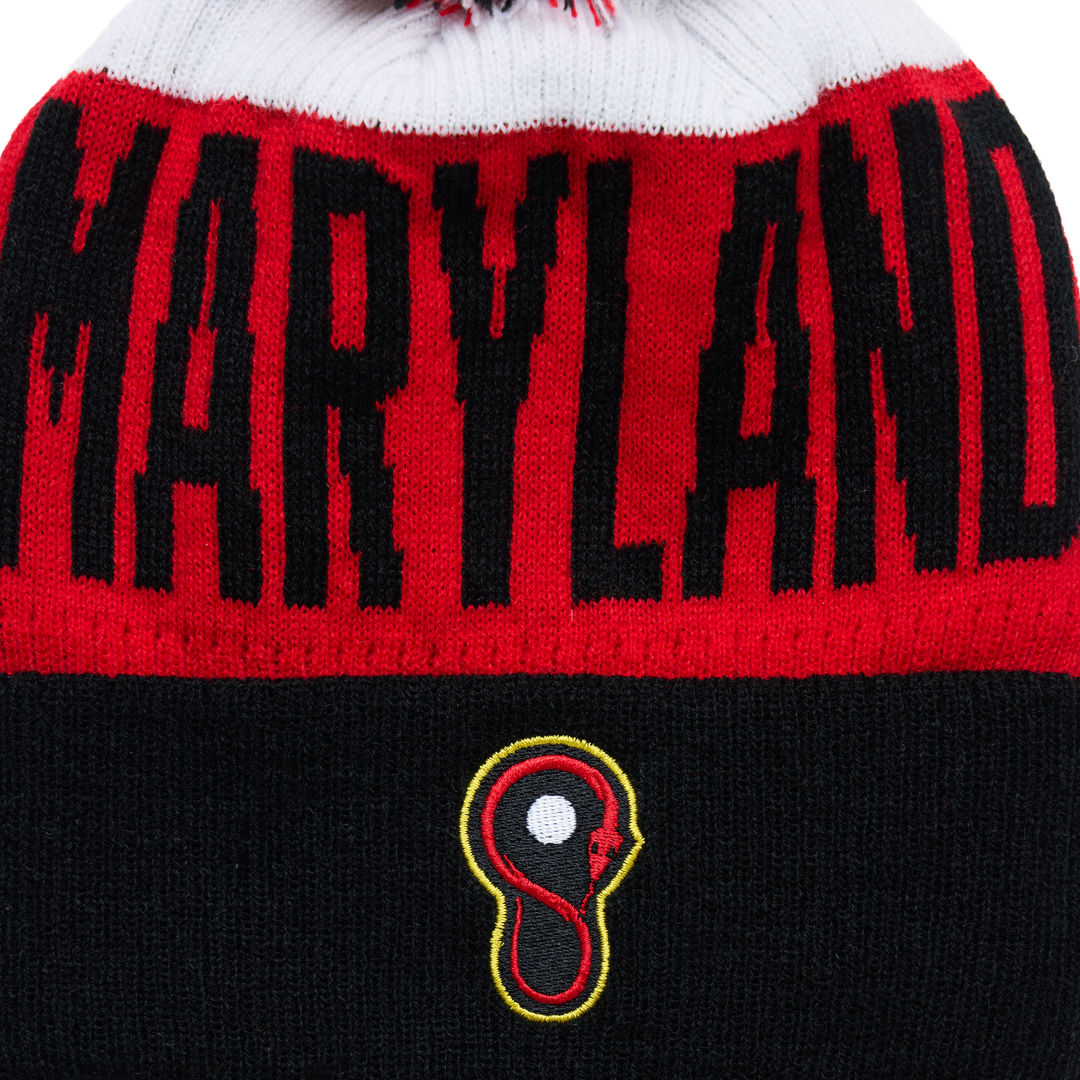 Maryland Whipsnakes Knit Pom Beanie