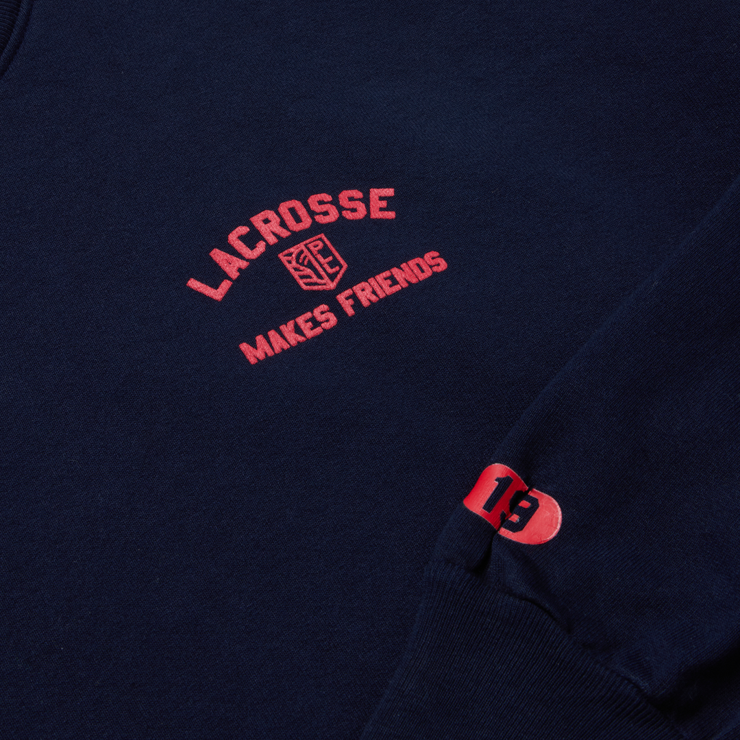 Lacrosse Makes Friends Crewneck