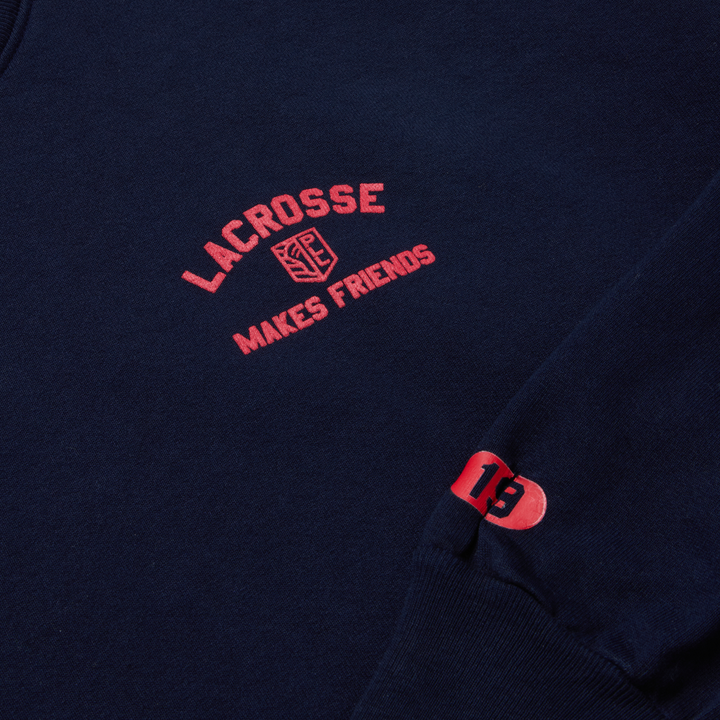 Lacrosse Makes Friends Crewneck