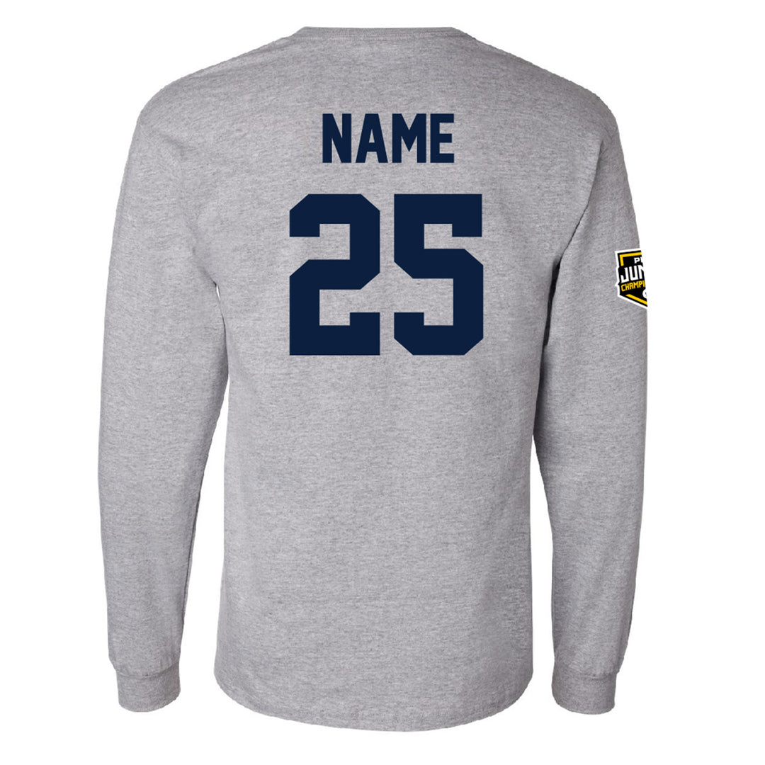 Jr. Champs New York Atlas Custom Long Sleeve Jersey Tee