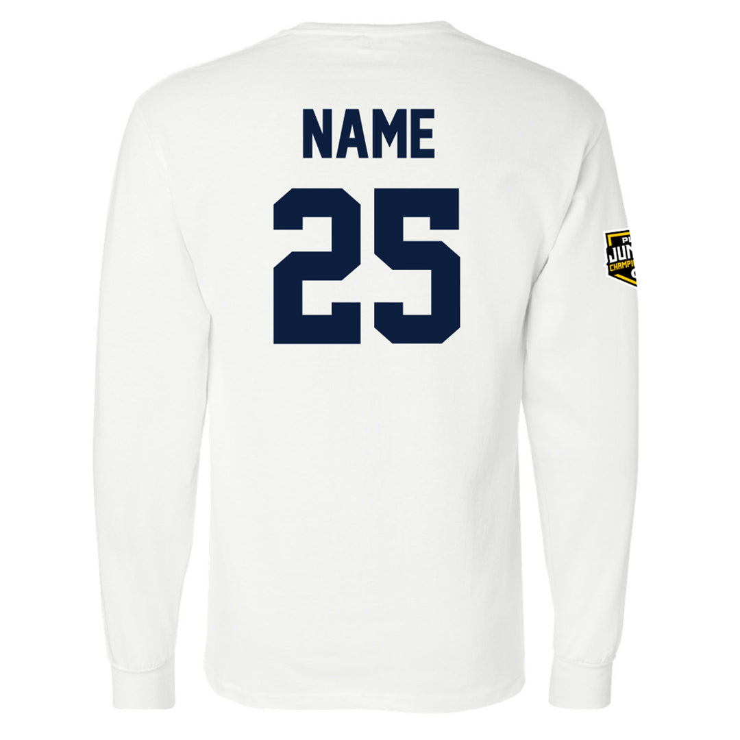 Jr. Champs New York Atlas Custom Long Sleeve Jersey Tee