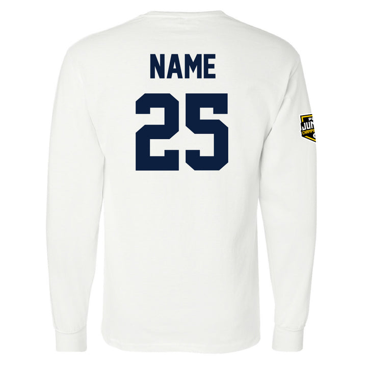 Jr. Champs New York Atlas Custom Long Sleeve Jersey Tee