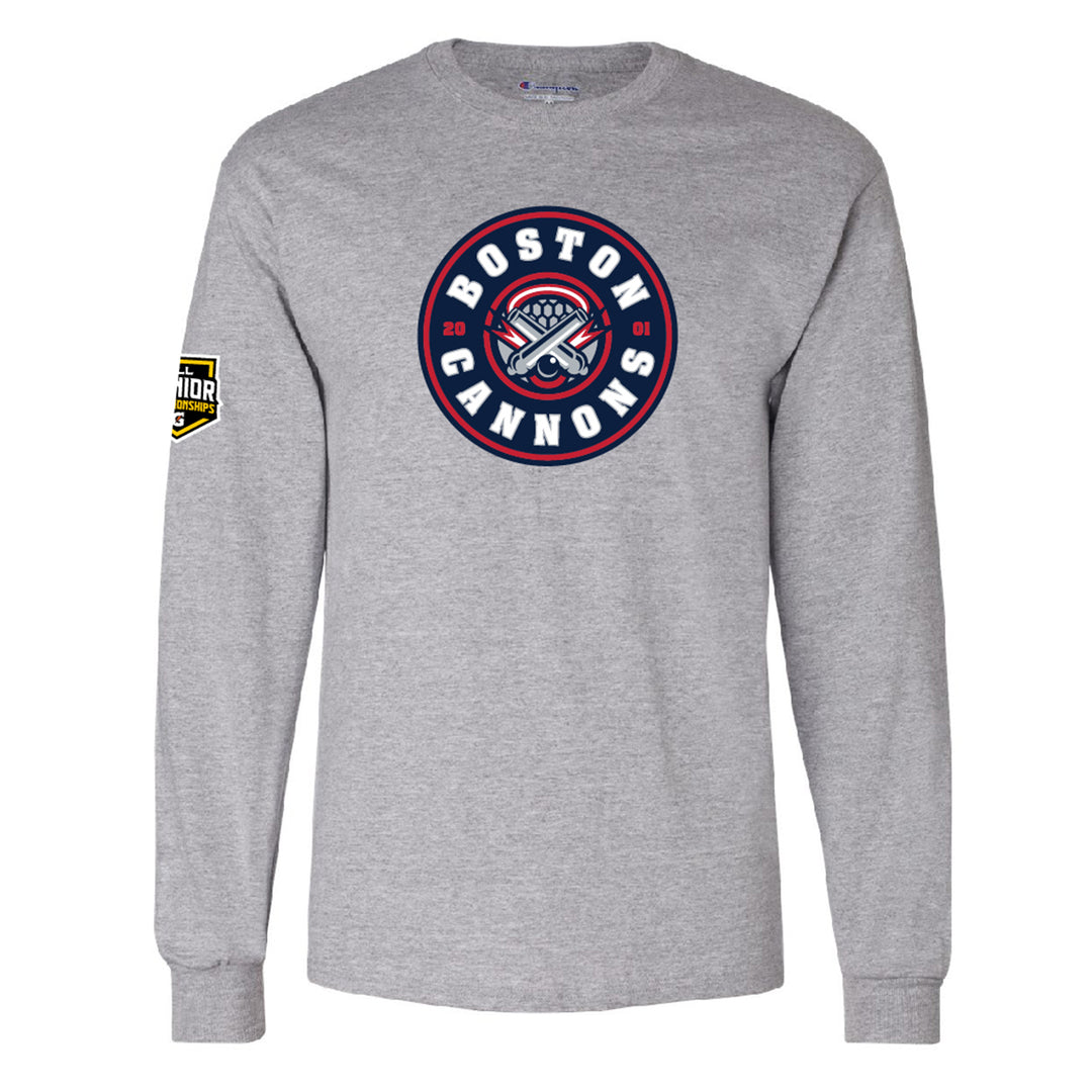 Jr. Champs Boston Cannons Custom Long Sleeve Jersey Tee