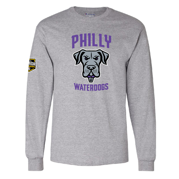 Jr. Champs Philadelphia Waterdogs Custom Long Sleeve Jersey Tee
