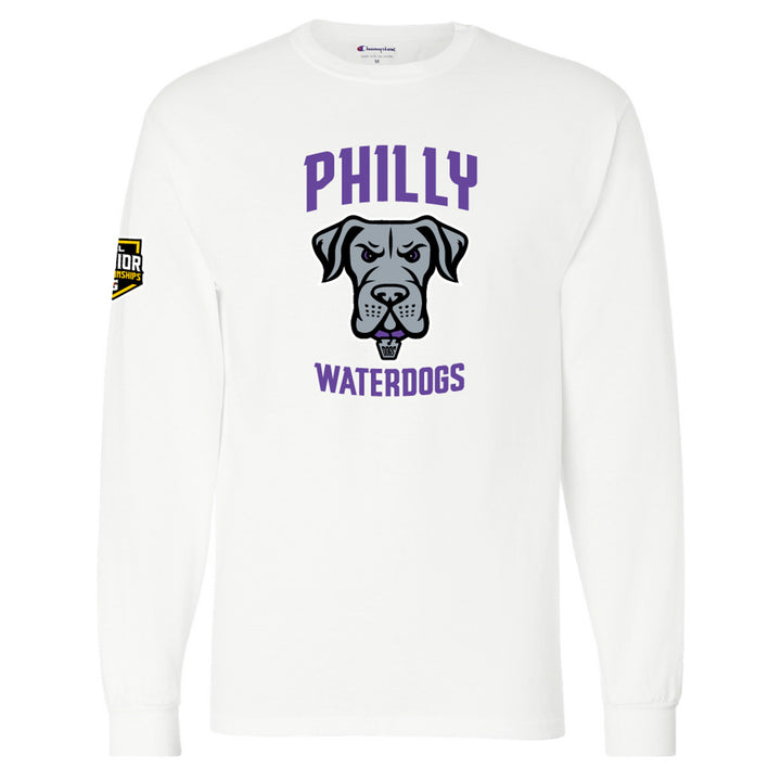 Jr. Champs Philadelphia Waterdogs Custom Long Sleeve Jersey Tee