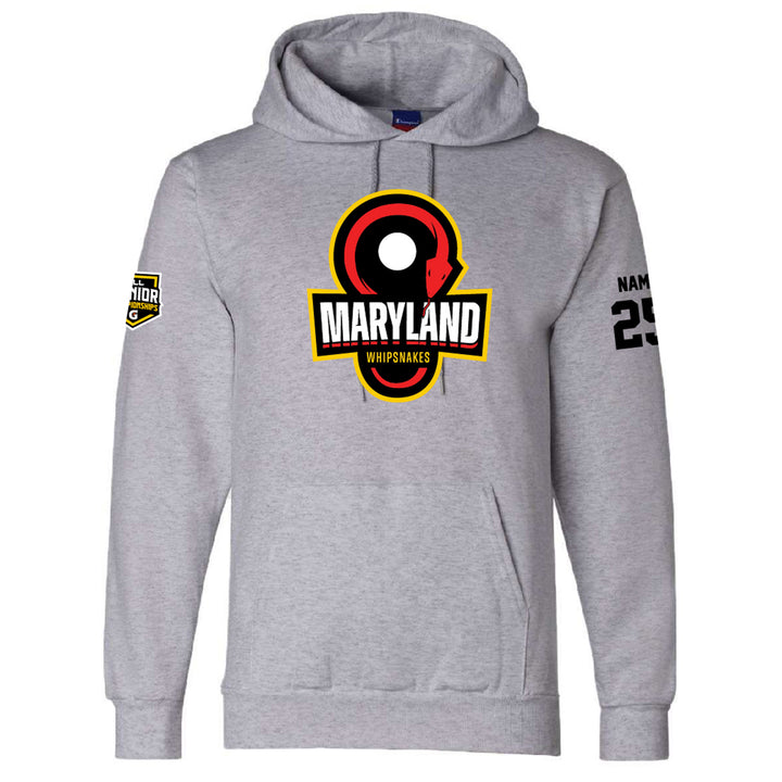 Jr. Champs Maryland Whipsnakes Custom Champion Hoodie - Youth