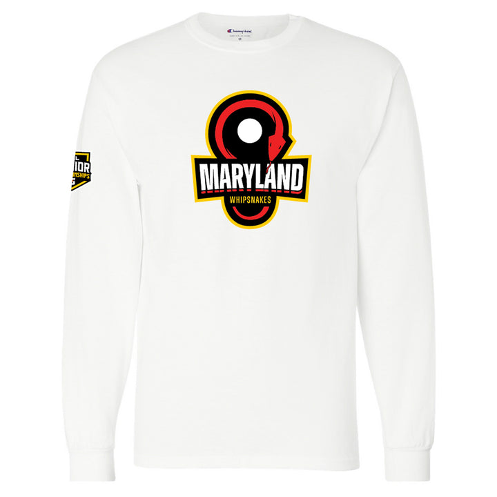 Jr. Champs Maryland Whipsnakes Custom Long Sleeve Jersey Tee