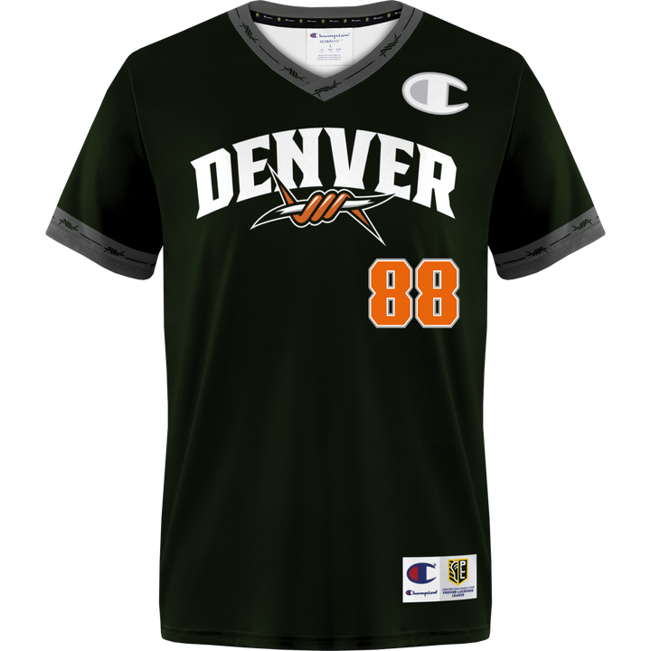 Champion "Ready to Ship" Denver Outlaws 2024 Piseno Replica Jersey (Away)