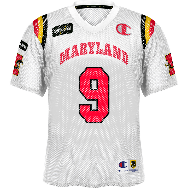 Rambo 2025 Maryland Whipsnakes Throwback Player Porthole Mesh Replica Jersey - Youth (Ready to Ship)