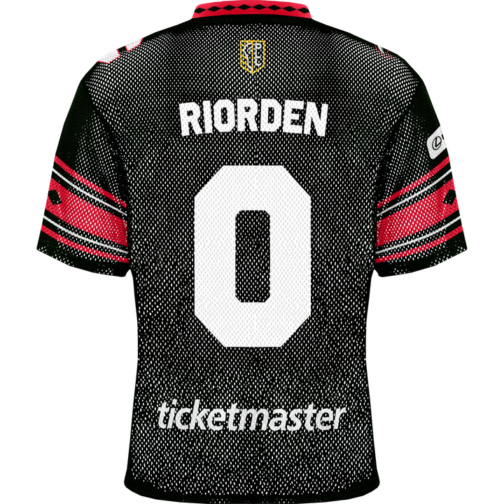 Riorden Carolina Chaos 2025 Throwback Porthole Mesh Player Replica Jersey (Ready to Ship)