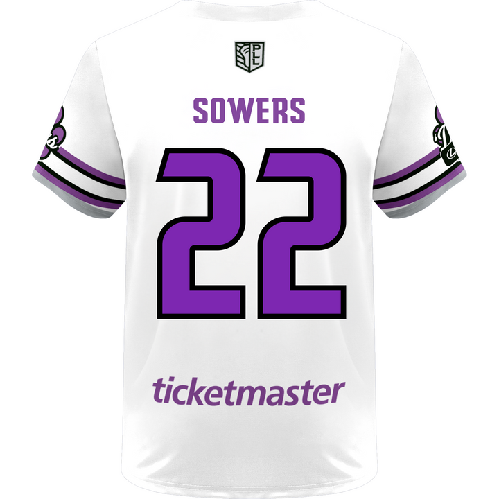 Sowers 2025 Philadelphia Waterdogs Home Replica Jersey – Youth (Ready to Ship)