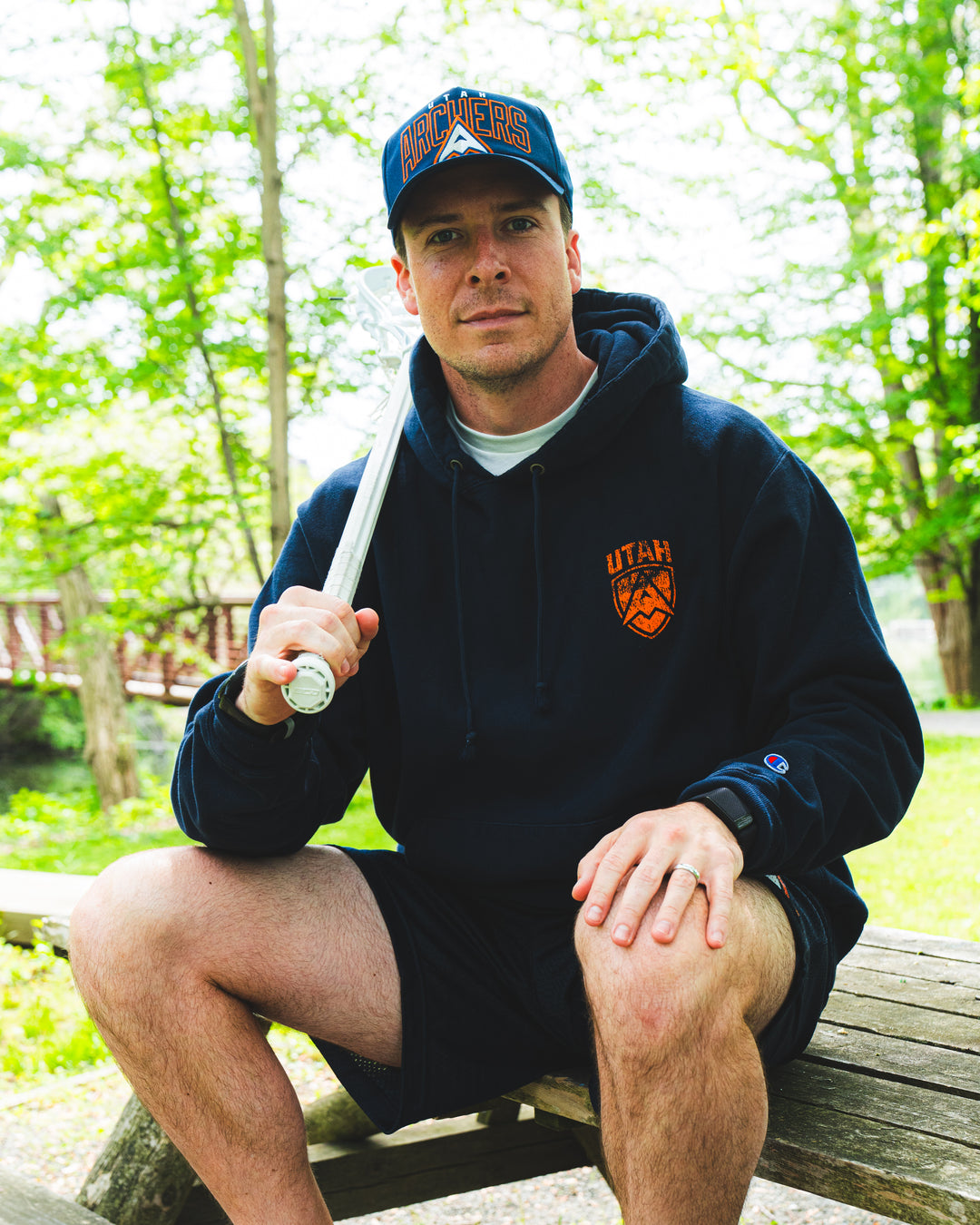 Utah Archers Garment Dyed RW Hoodie