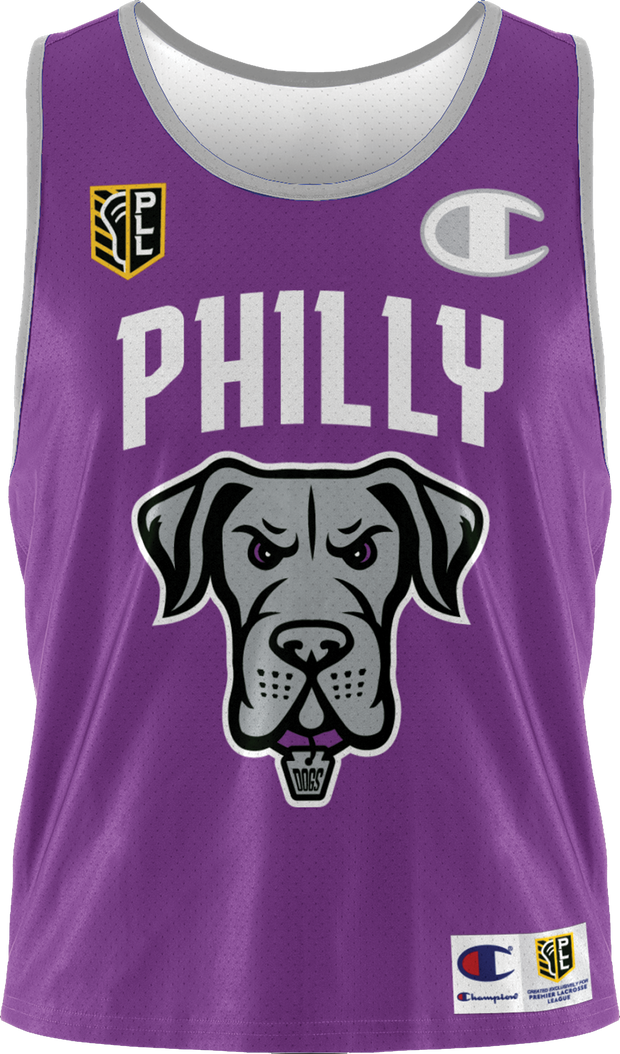 2024 Champion Philadelphia Waterdogs Reversible Pinnie