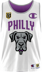 2024 Champion Philadelphia Waterdogs Reversible Pinnie - Youth