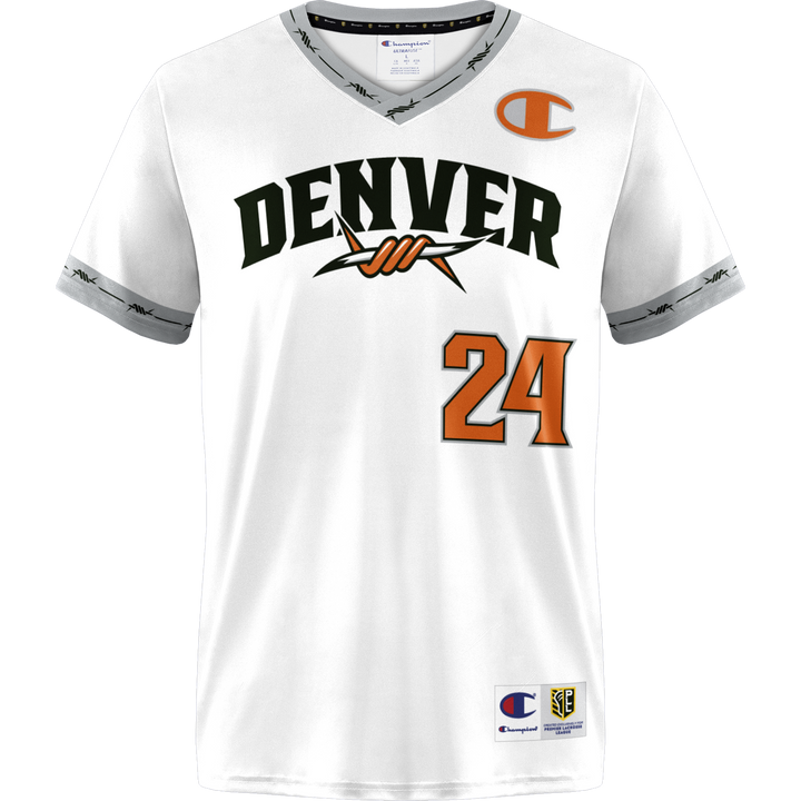 Champion Ready to Ship Denver Outlaws 2024 Bernhardt Replica Jersey (Home)